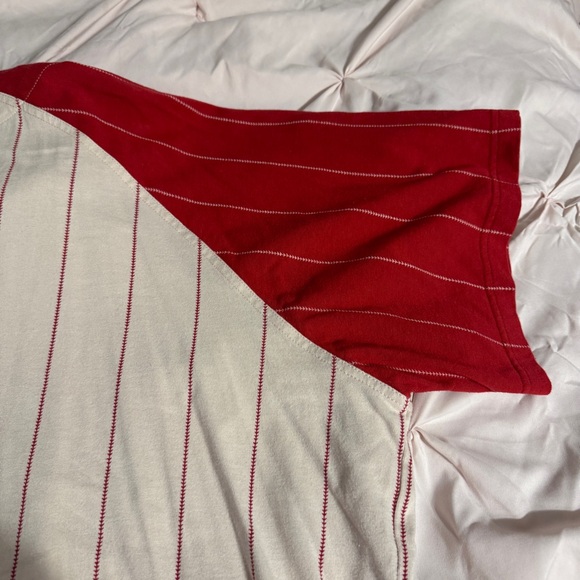 Disney Mickey All Stars Cream and Red Baseball Jersey - Picture 9 of 9